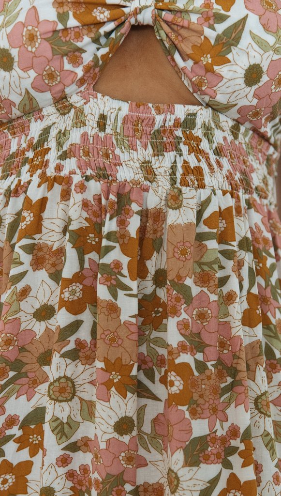 The Field Whisper Dress – Floral Dawn