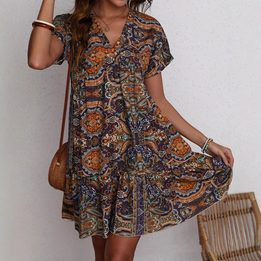 The Garden Echo Dress – Sunlit Mosaic