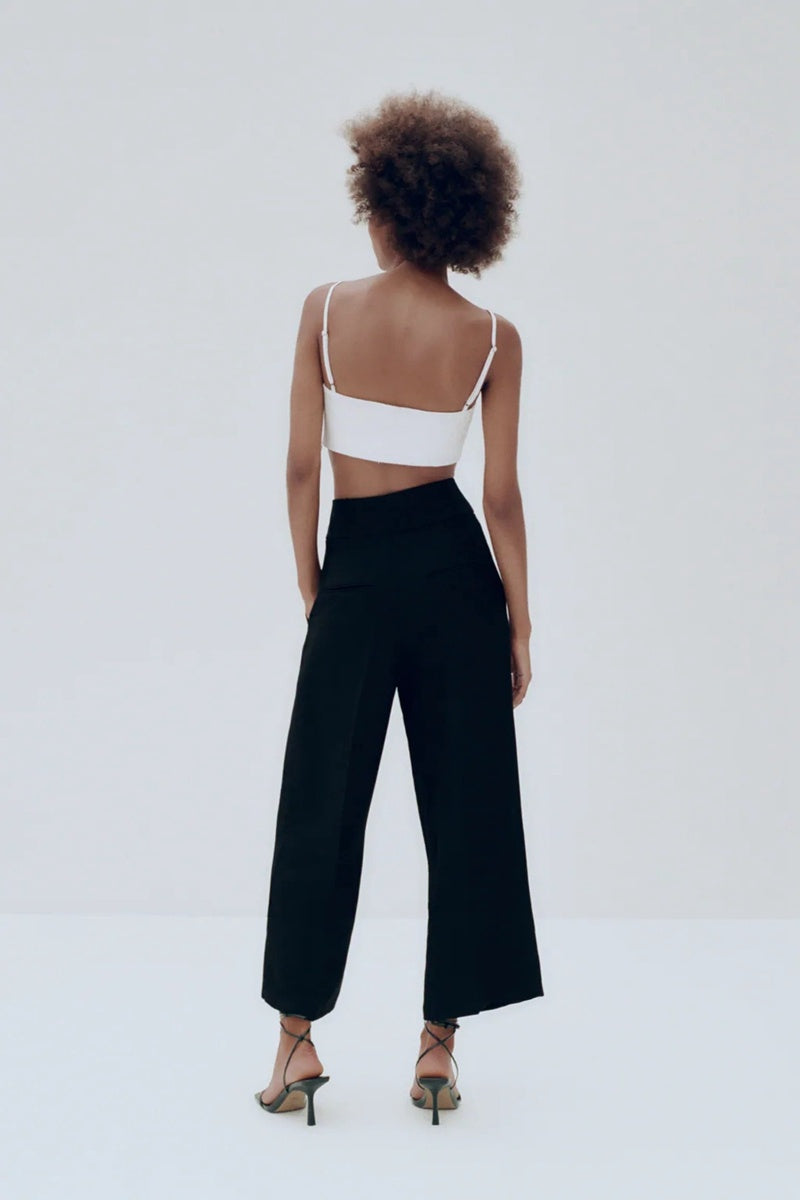 The Poised Line Wide-Leg Trouser