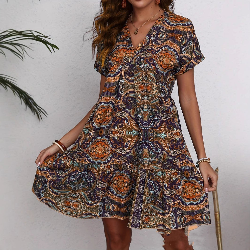 The Garden Echo Dress – Sunlit Mosaic
