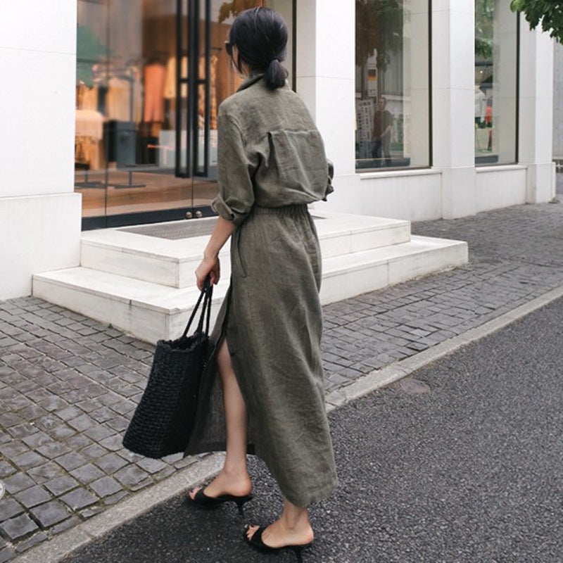 The Field Notes Dress – Moss