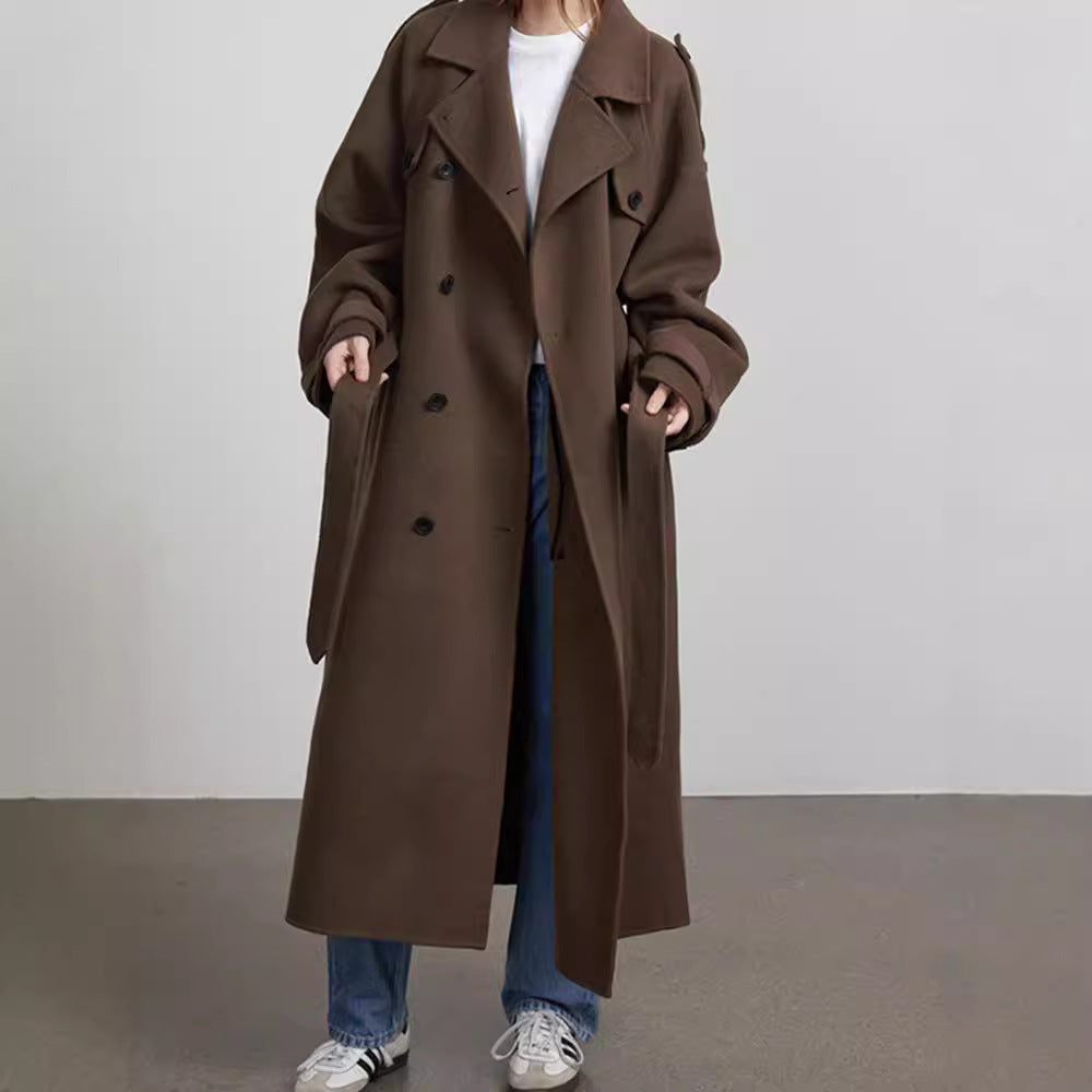 Longline Studio Trench – Deep Cocoa