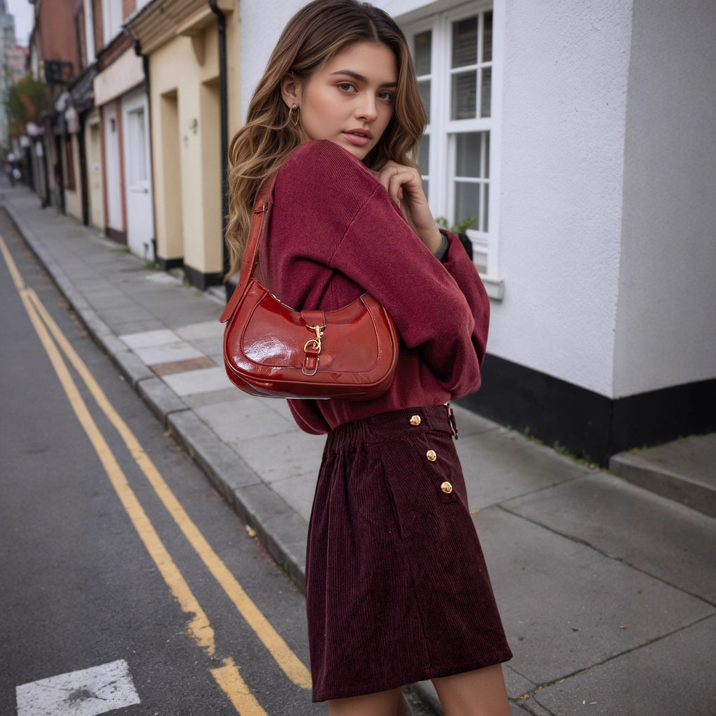 The Sculpt Midi Skirt — Charcoal