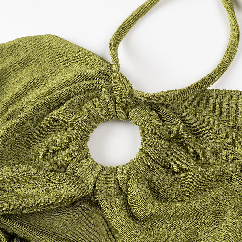 The Sculpted Wrap Bustier — Citrus Aura