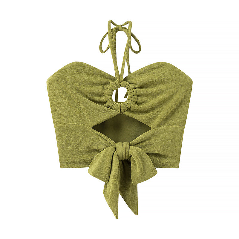 The Sculpted Wrap Bustier — Citrus Aura