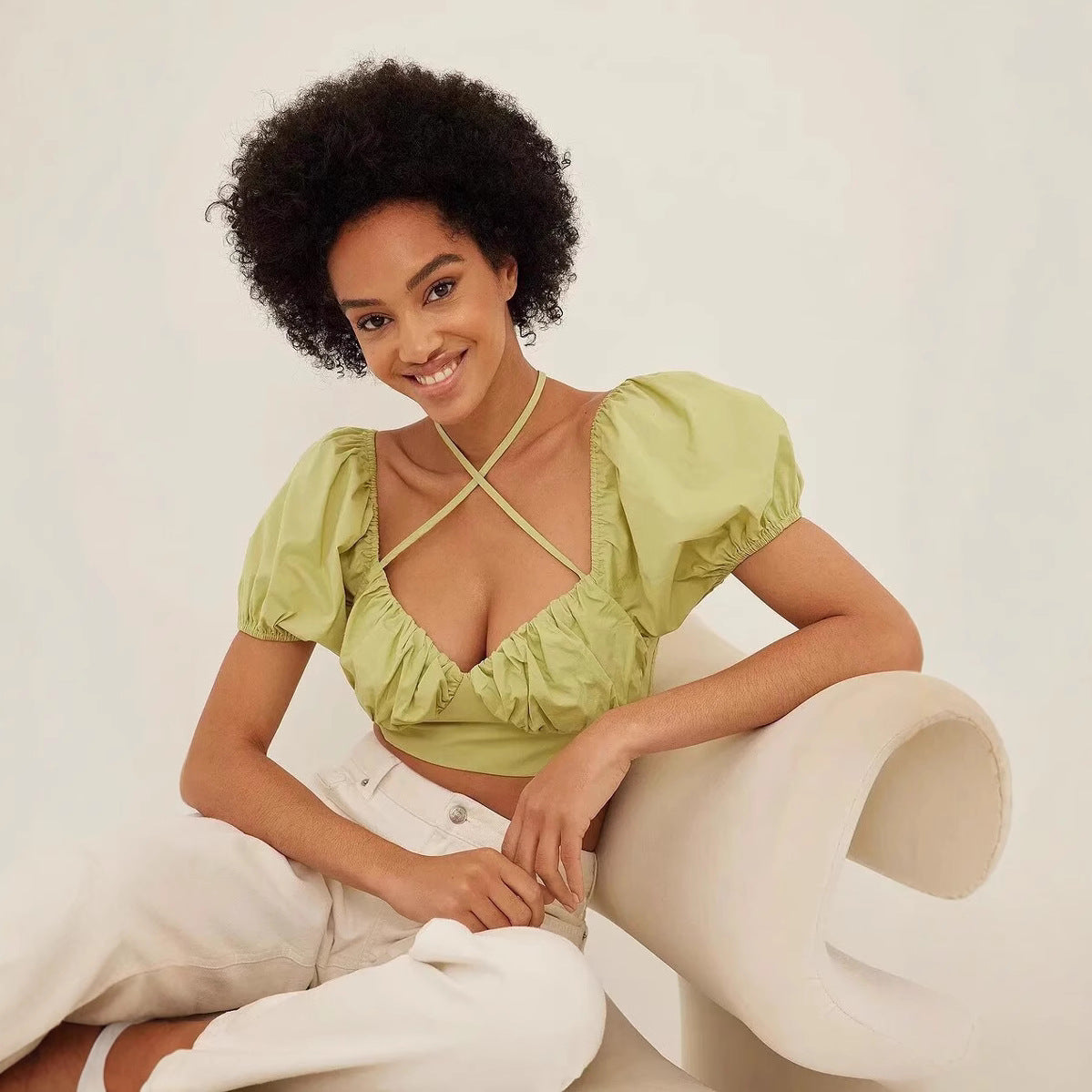 The Cross-Soft Top — Pear