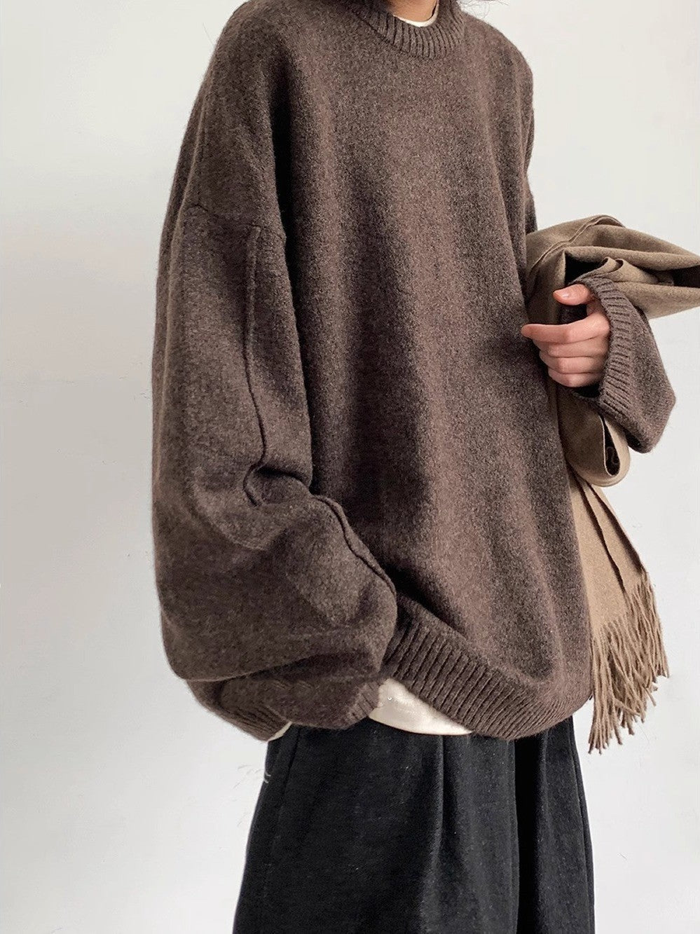 The Gentle Season Knit – Earth Brown