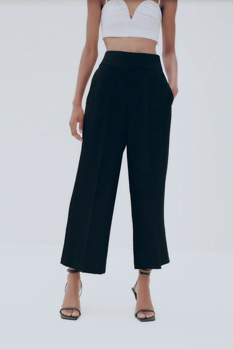 The Poised Line Wide-Leg Trouser