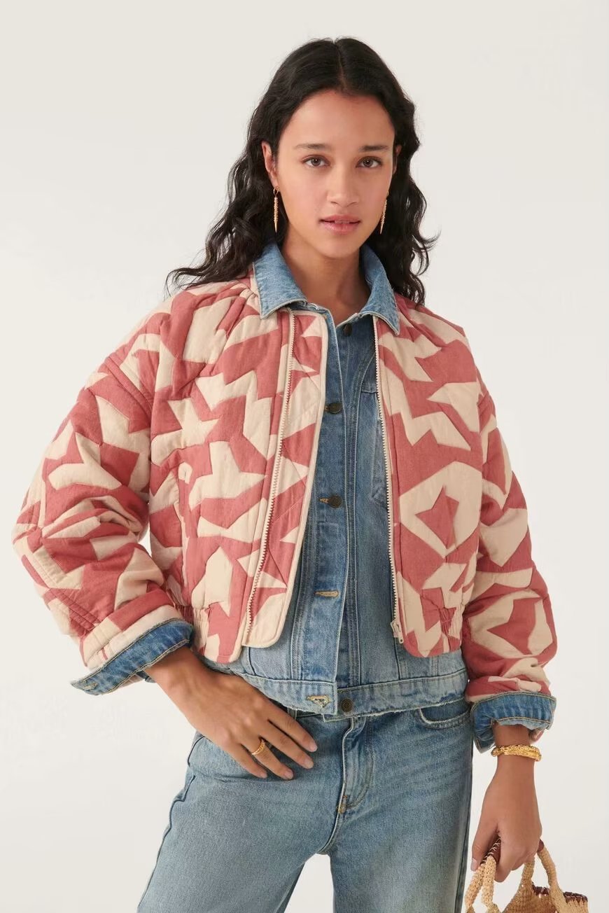 The Folded Shapes Jacket – Clay & Cream