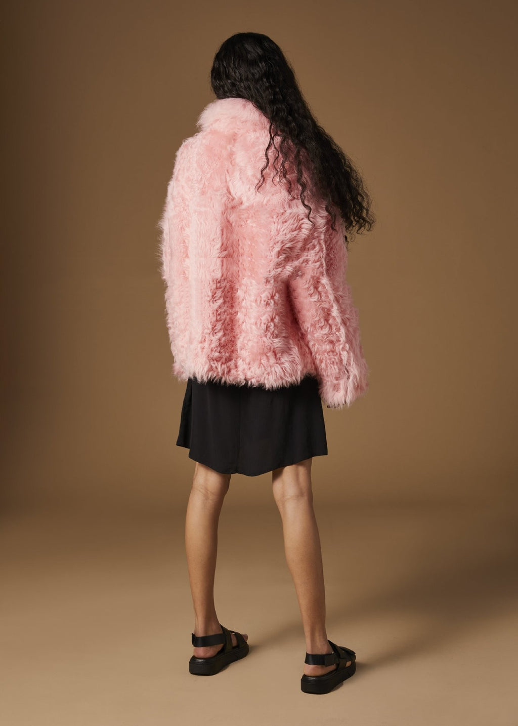 Winter Quiet Texture Coat & Vest — Blush