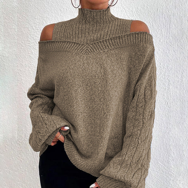 The Soft Cutout Knit — Earth
