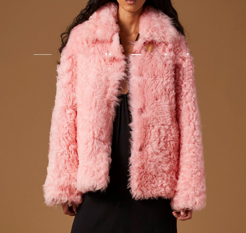 Winter Quiet Texture Coat & Vest — Blush